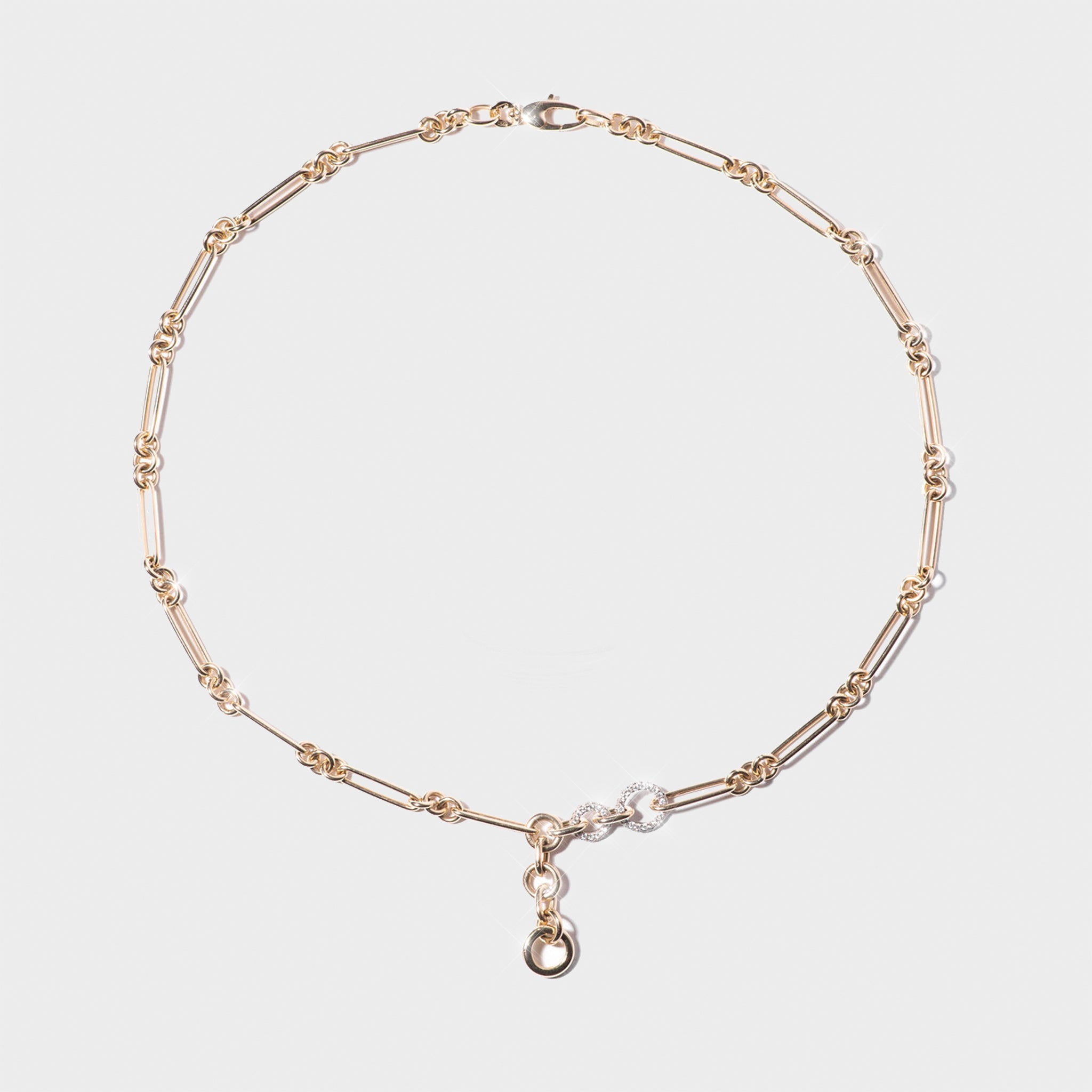 Heavy Circle Chain Necklace