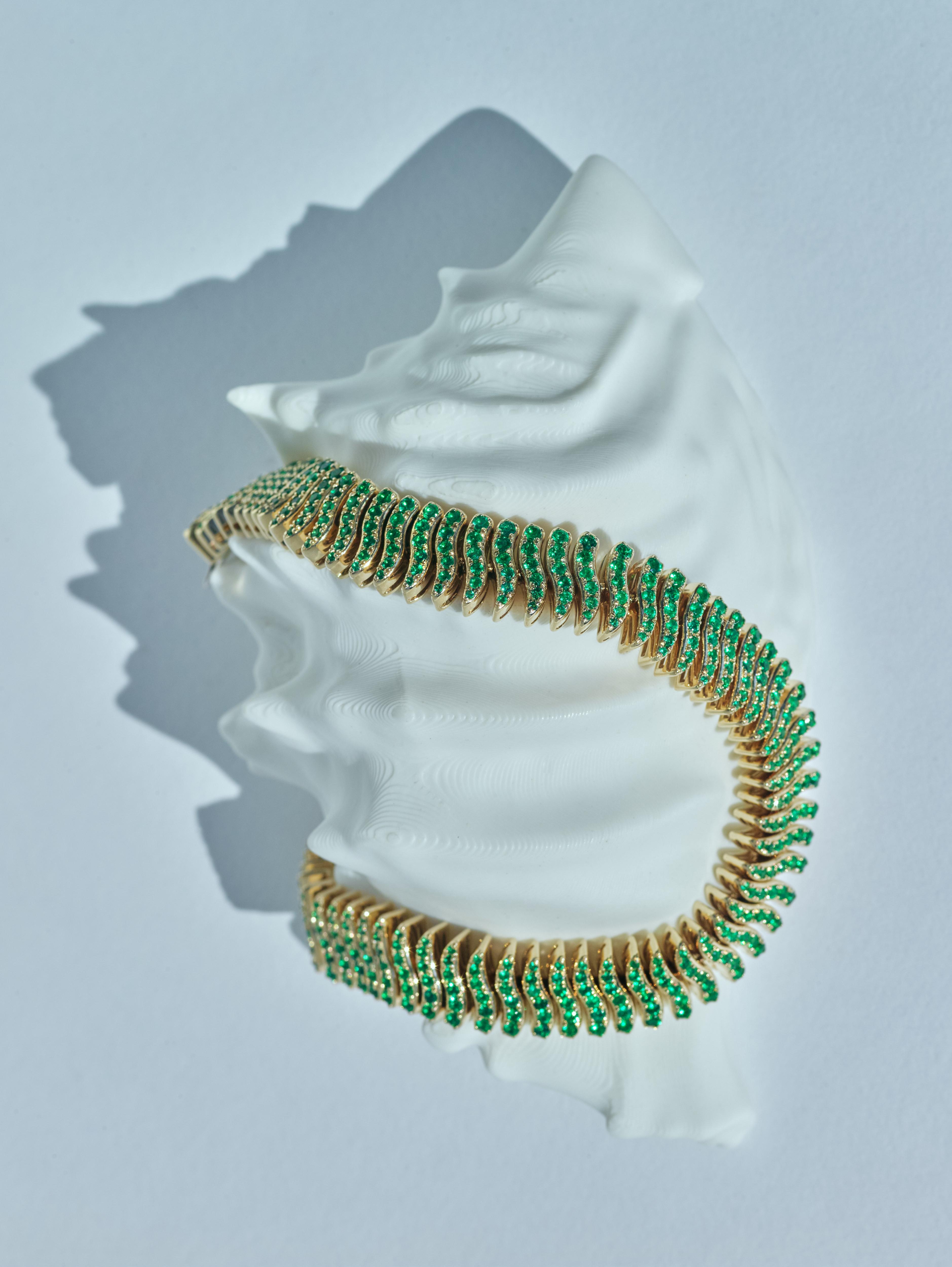 Steph Emerald Bracelet