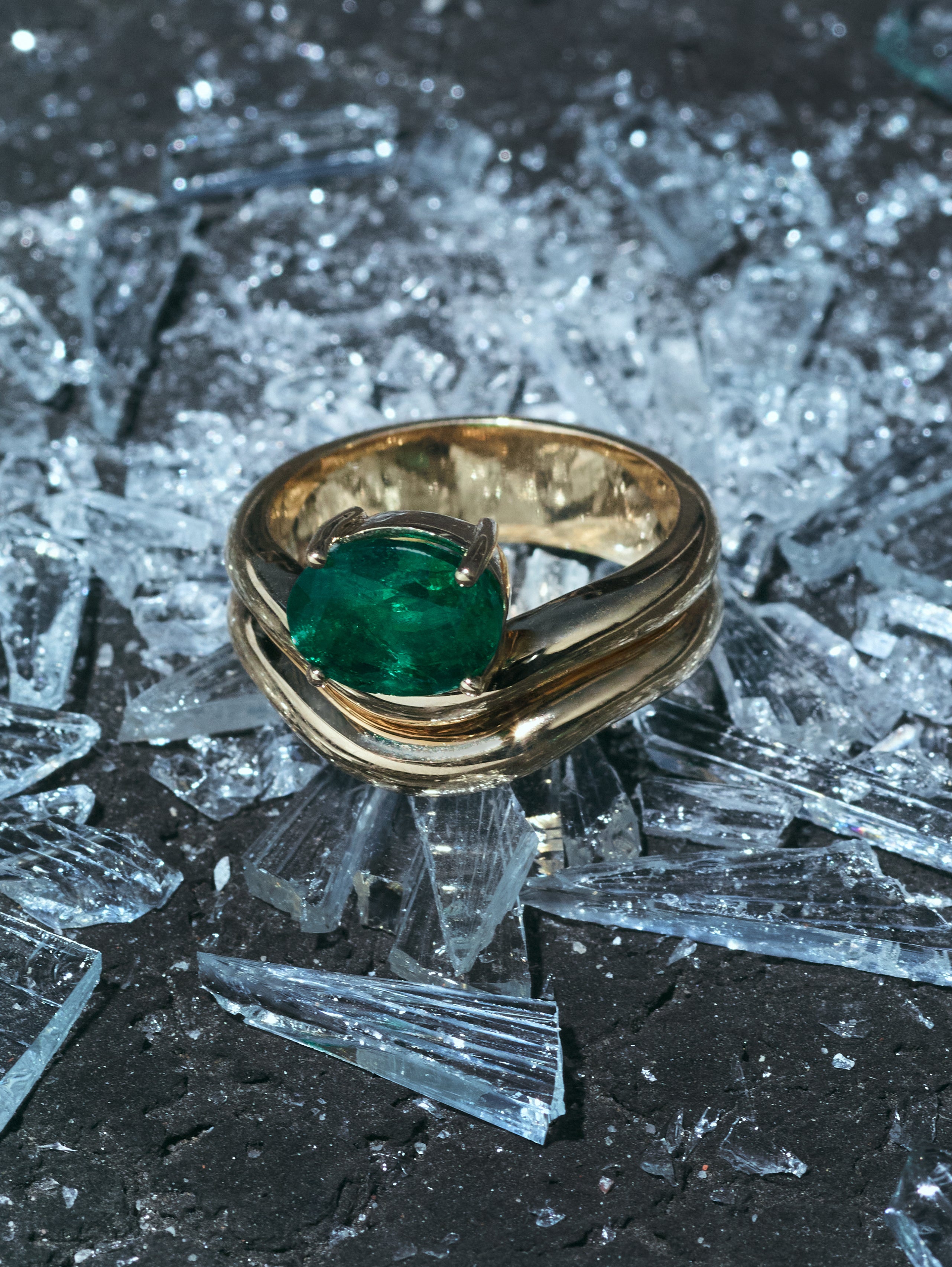 Maria Emerald Ring