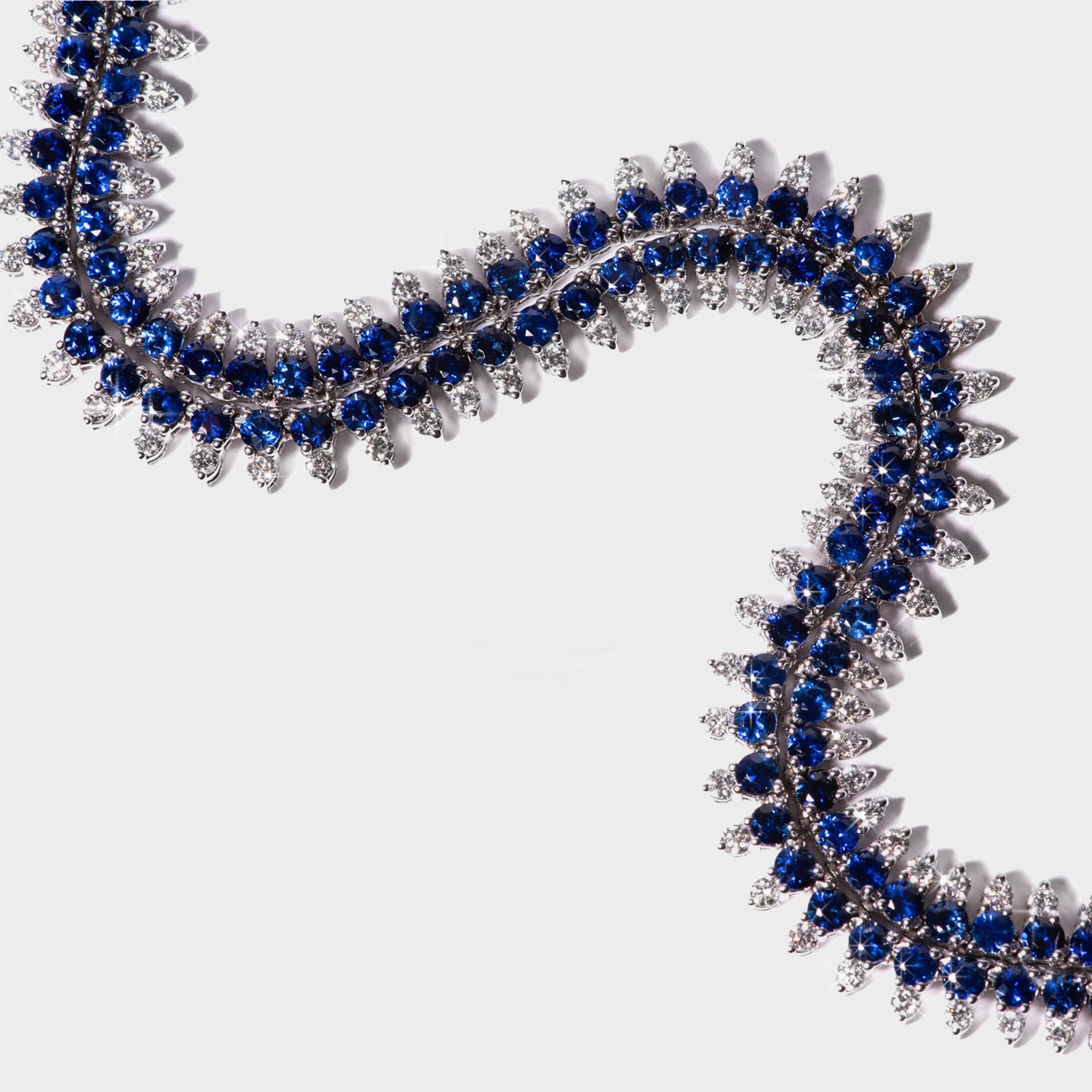 Sapphire Shaker Necklace